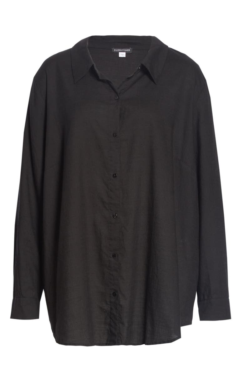 Eileen Fisher Tencel<sup>®</sup> Lyocell Shirt, Alternate, color, 