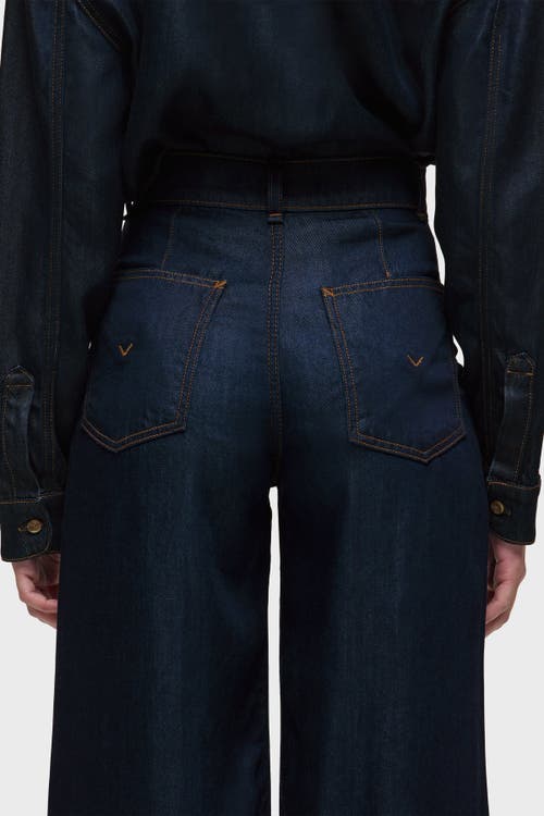 Hudson Jeans James High-rise Wide Leg Pant In Blue