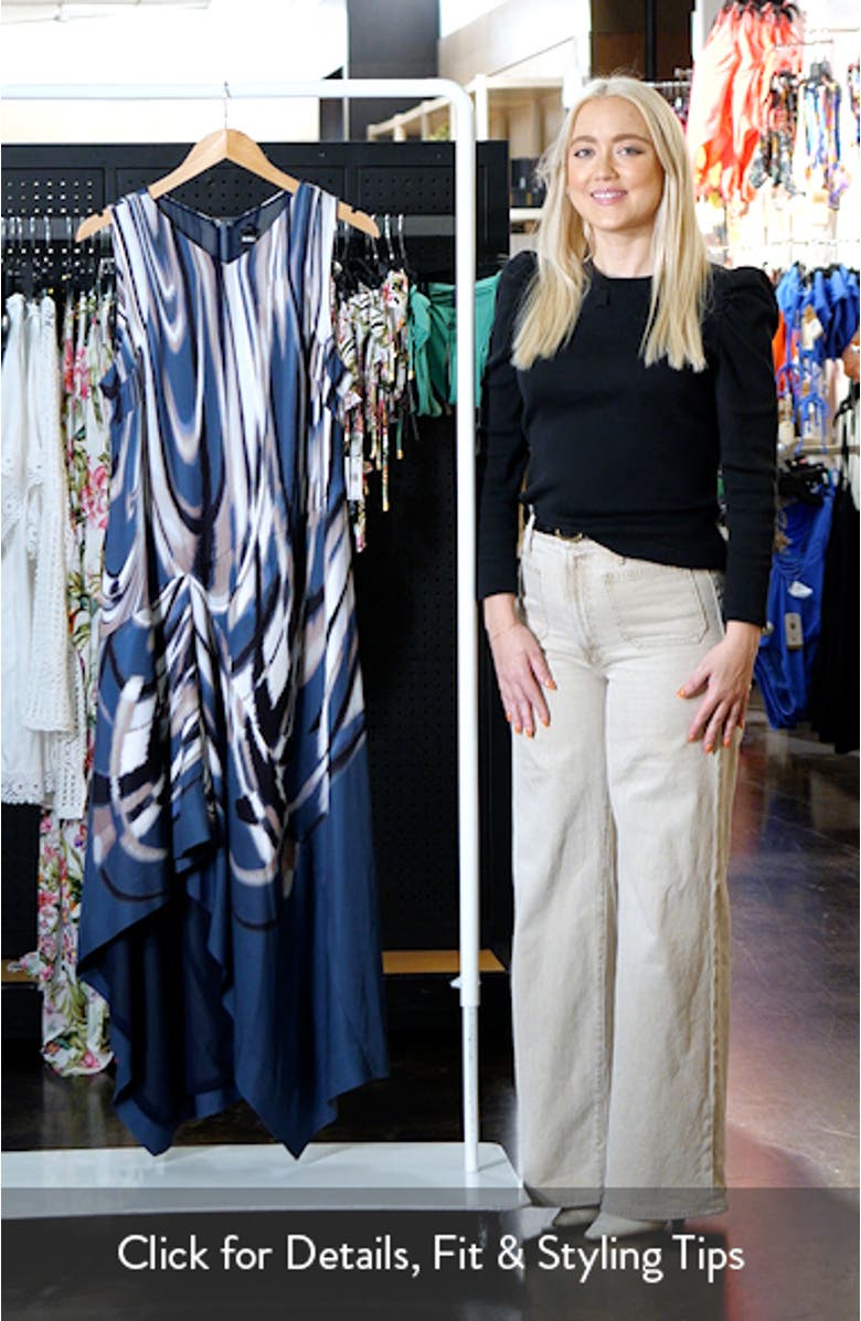 Donaria Shark Bite Hem Dress, sales video thumbnail