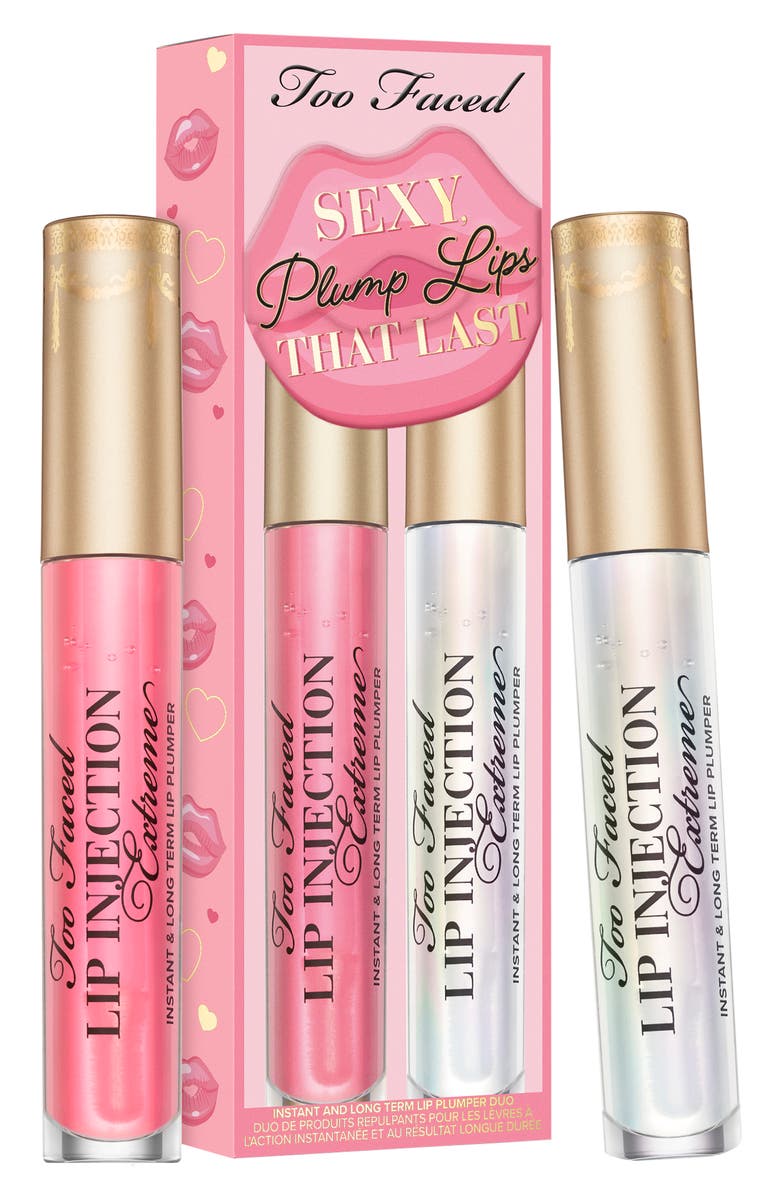 Too Faced Full Size Lip Injection Extreme Lip Plumper Set-$58 Value, Alternate, color,