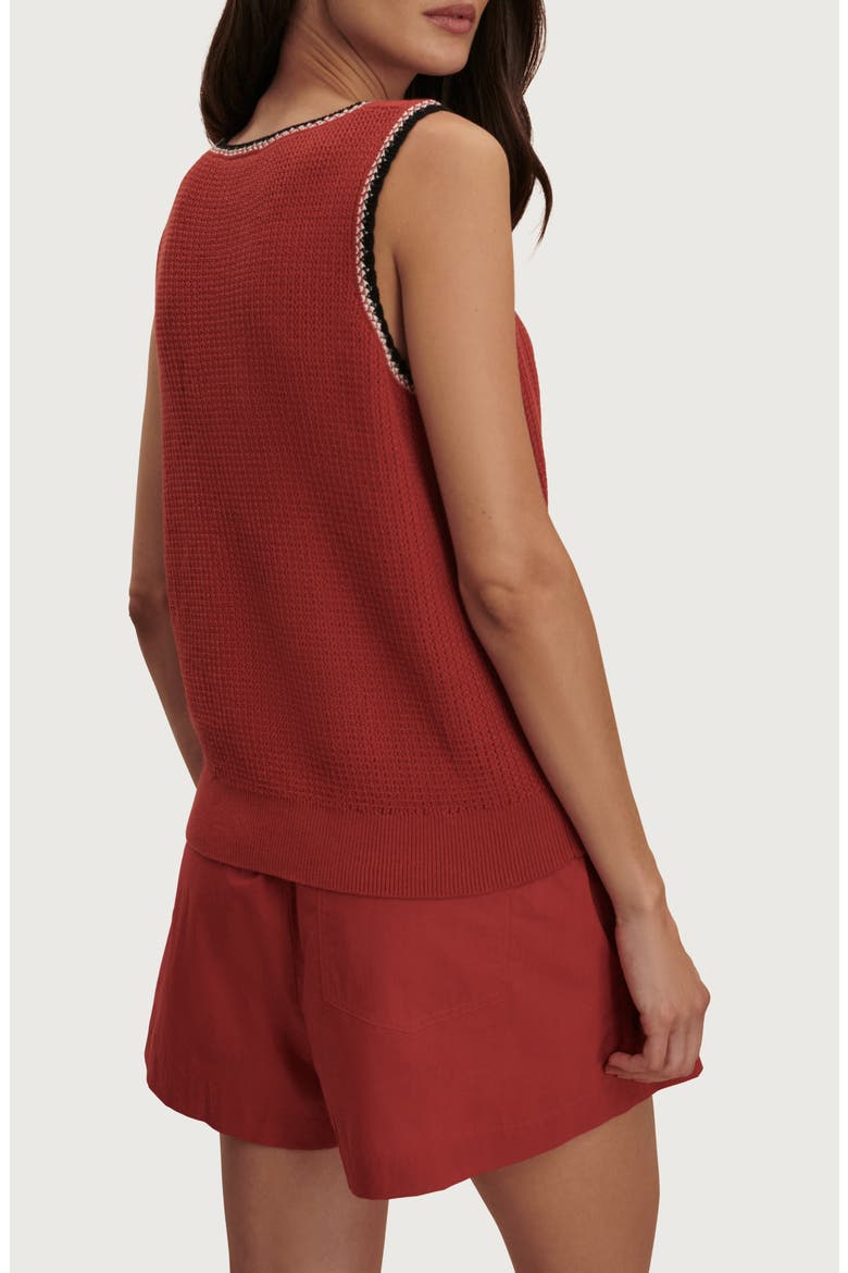 Higson Cotton Knit Tank, Alternate, color, BOSSA NOVA