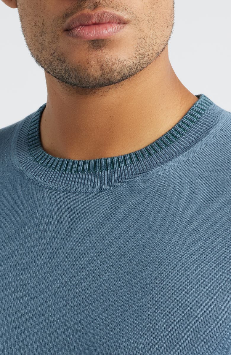 PS Paul Smith Merino Wool Crewneck Sweater, Alternate, color, Greyish Blue