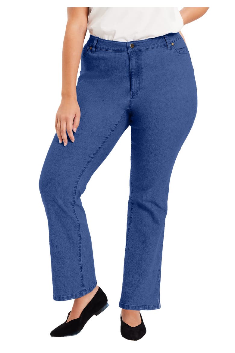 Curvie Fit Bootcut Jeans, Main, color, MEDIUM BLUE