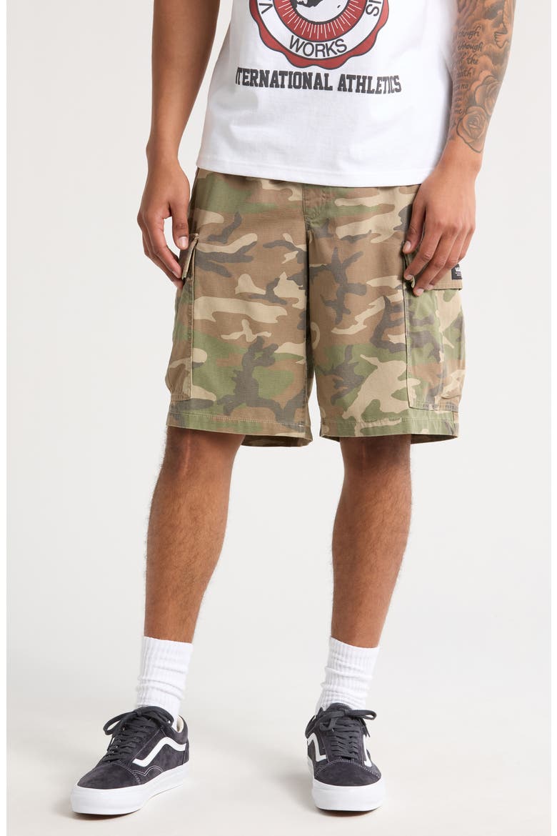 Range Loose Camouflage Cargo Shorts, Main, color, VINTAGE CAMO