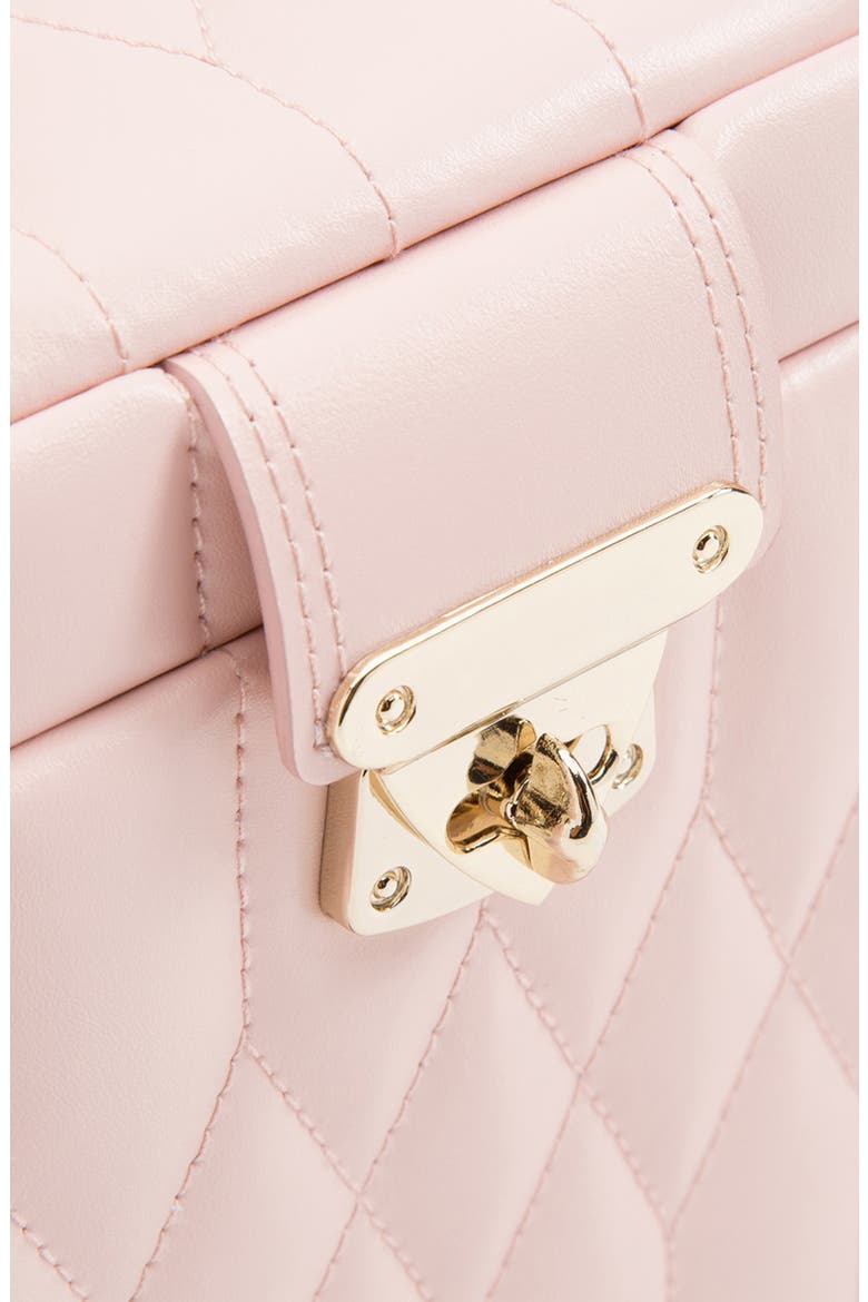 Caroline Medium Jewelry Case, Alternate, color, ROSE QUARTZ