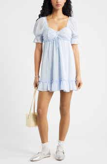 Chiffon Babydoll Minidress
