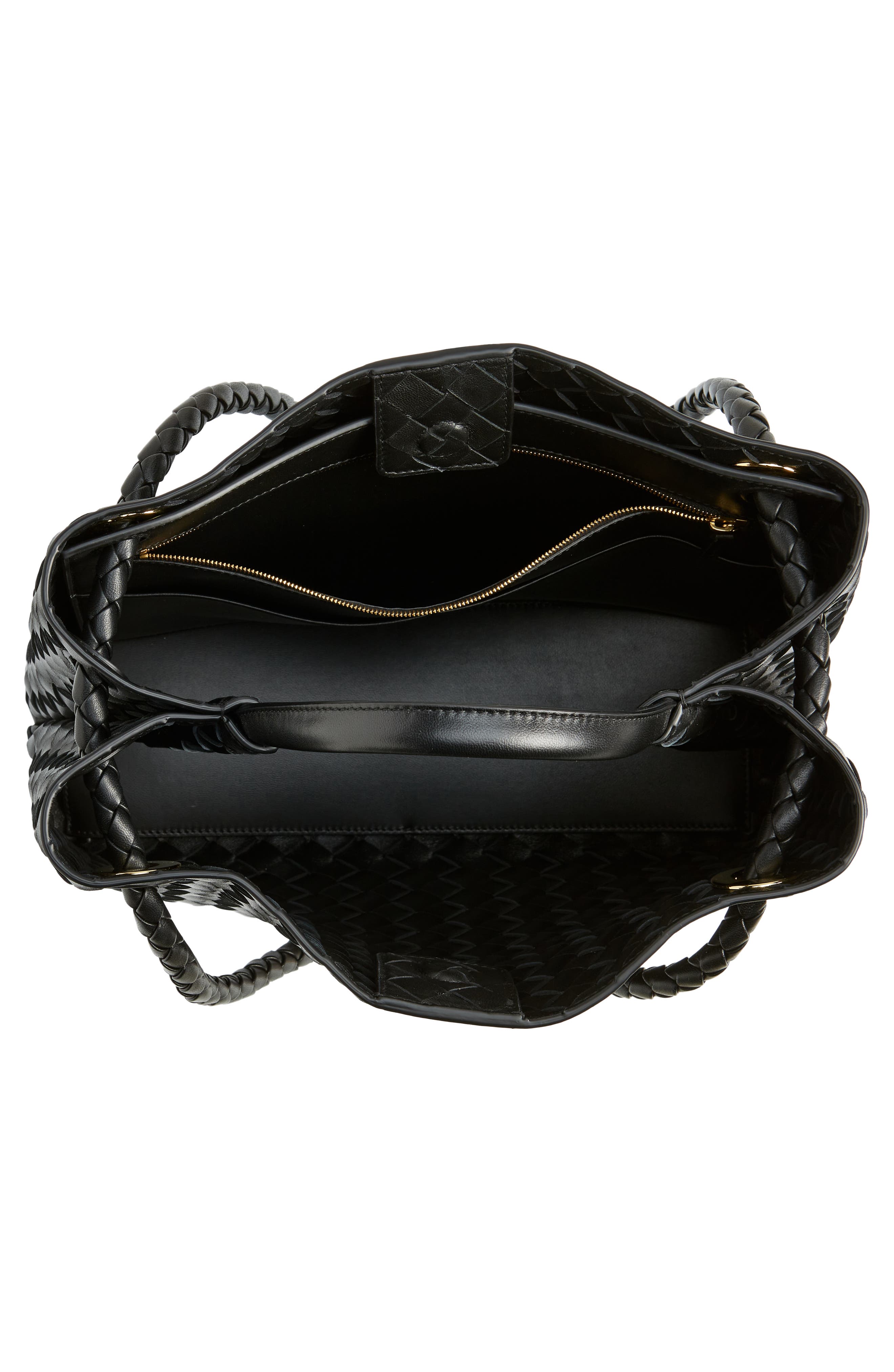 Bottega Veneta Medium Andiamo Intrecciato Leather Shoulder Bag, Alternate, color, 