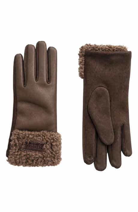 Tessa Faux Leather Tech Gloves