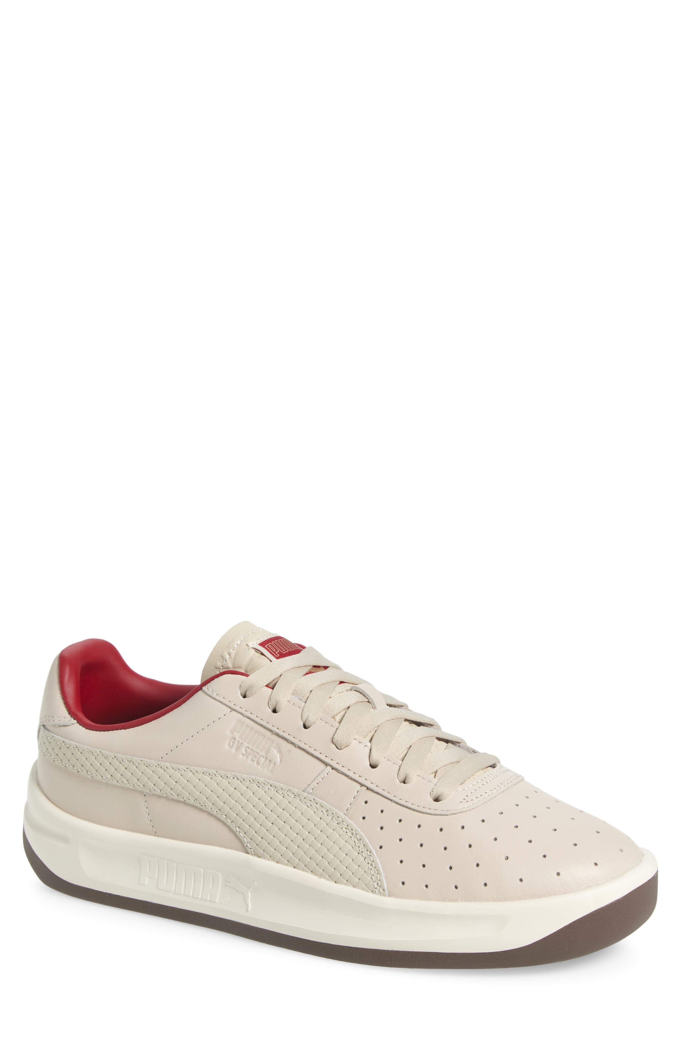 PUMA PALAIS ARTISAN GV Special Sneaker, Main, color, Alpine Snow-Dark Crimson