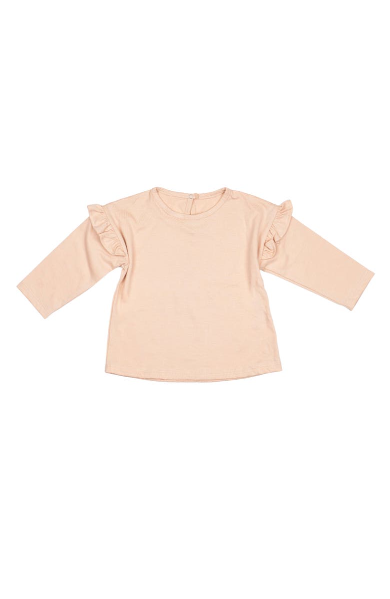 Wild Wawa Ruffle Everyday Top, Main, color, Desert Rose