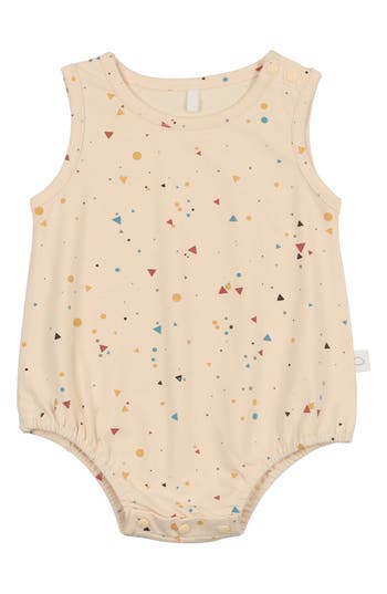 Pouf Babies'  Print Bodysuit In Brown