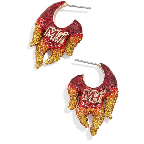 Miami Heat Statement Stud Earrings