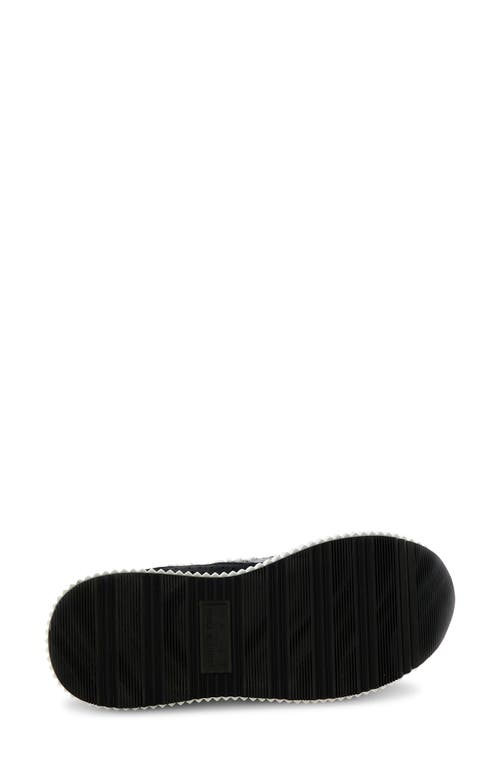 Voile Blanche Lana Genuine Shearling Platform Sneaker In Multi