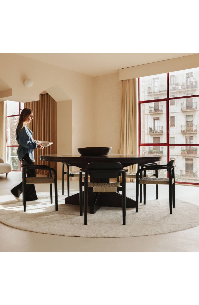 Lorena Canals Woolable rug Rond Natural, Alternate, color, Natural