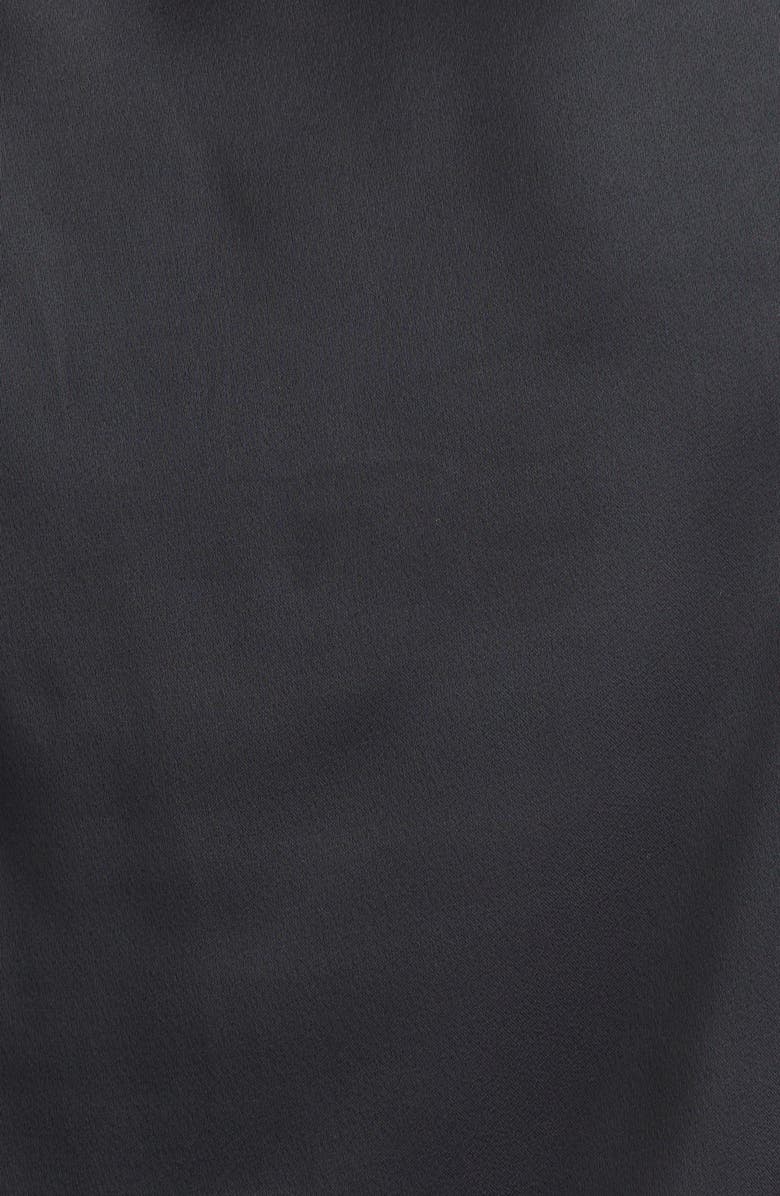Cinq à Sept Bangle Elora Satin Top, Alternate, color, Black