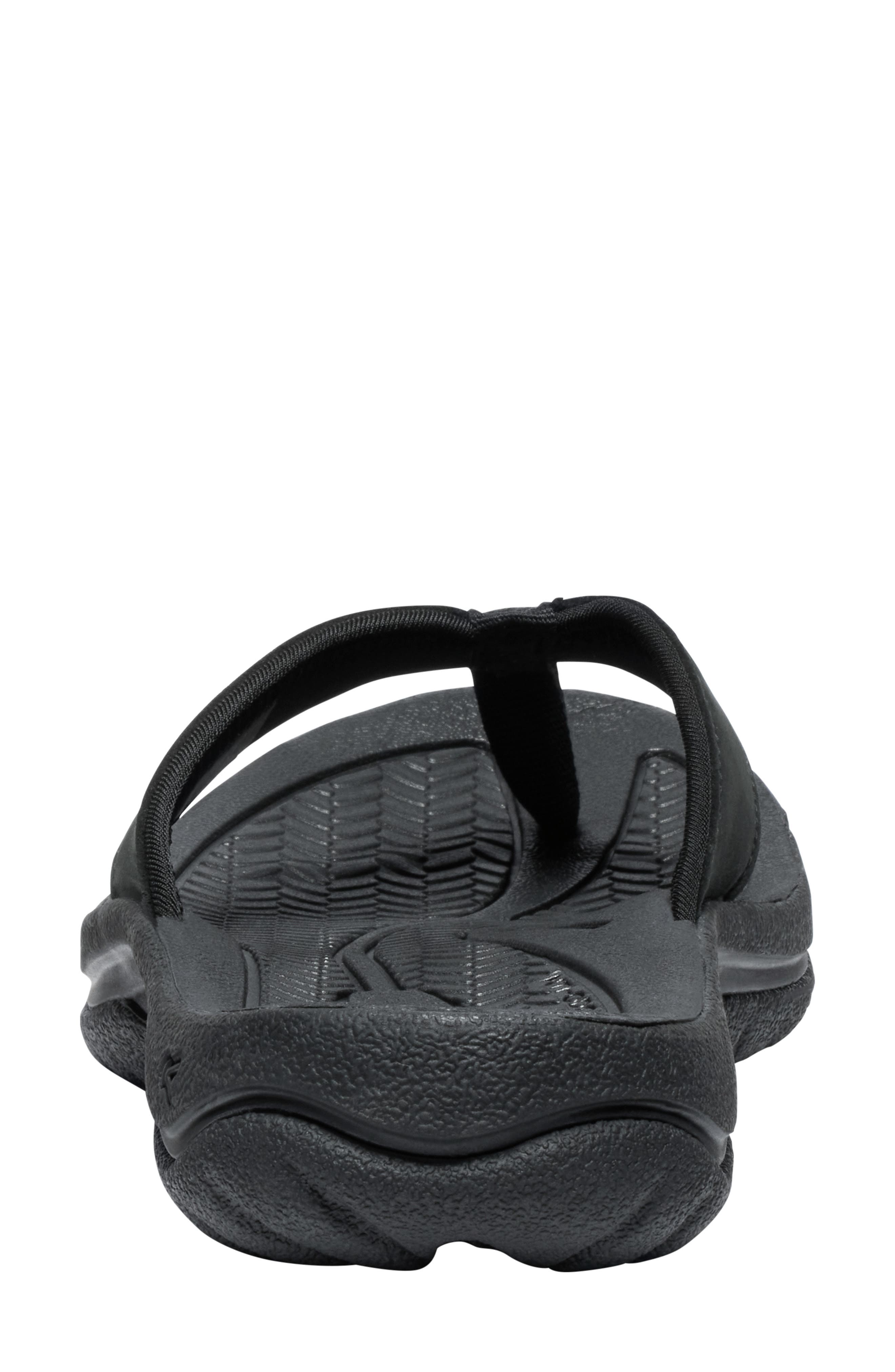 KEEN Kona Waterproof Flip Flop, Alternate, color, Black/ Vapor