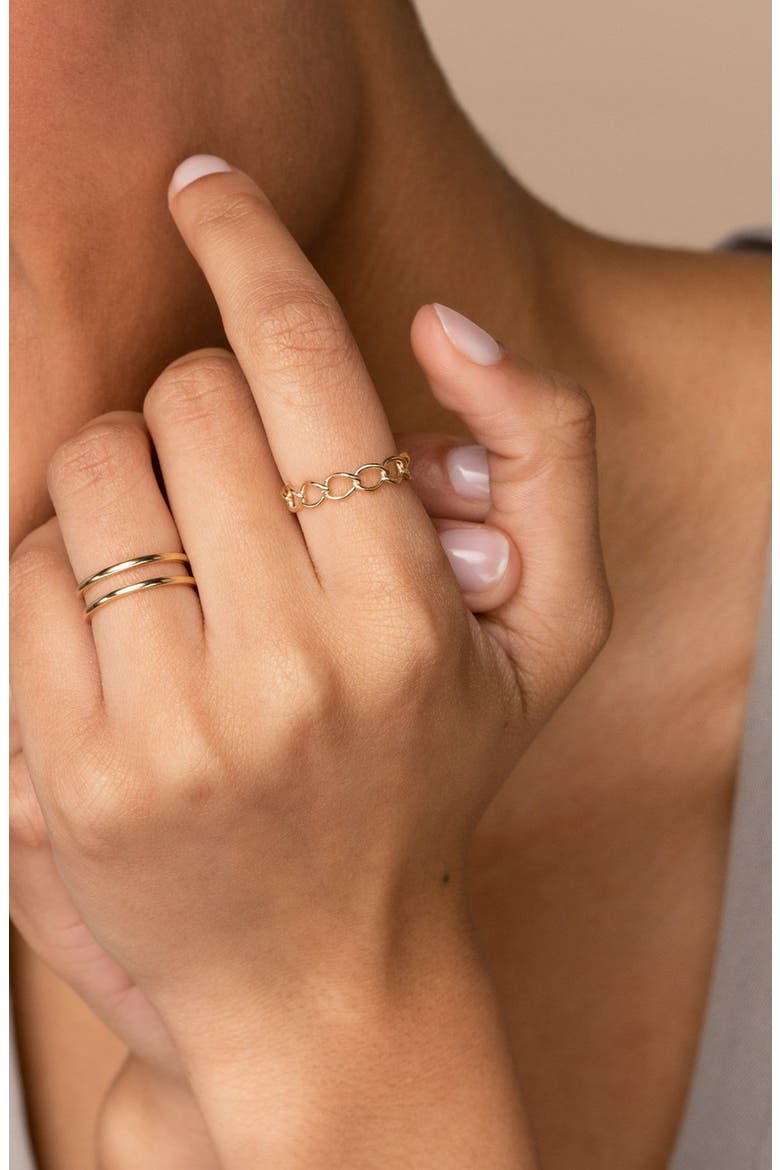 Braided Ring, Alternate, color, Yellow Gold