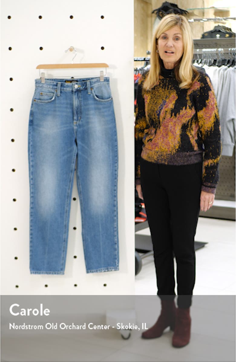 High Waist Straight Leg Ankle Jeans, sales video thumbnail
