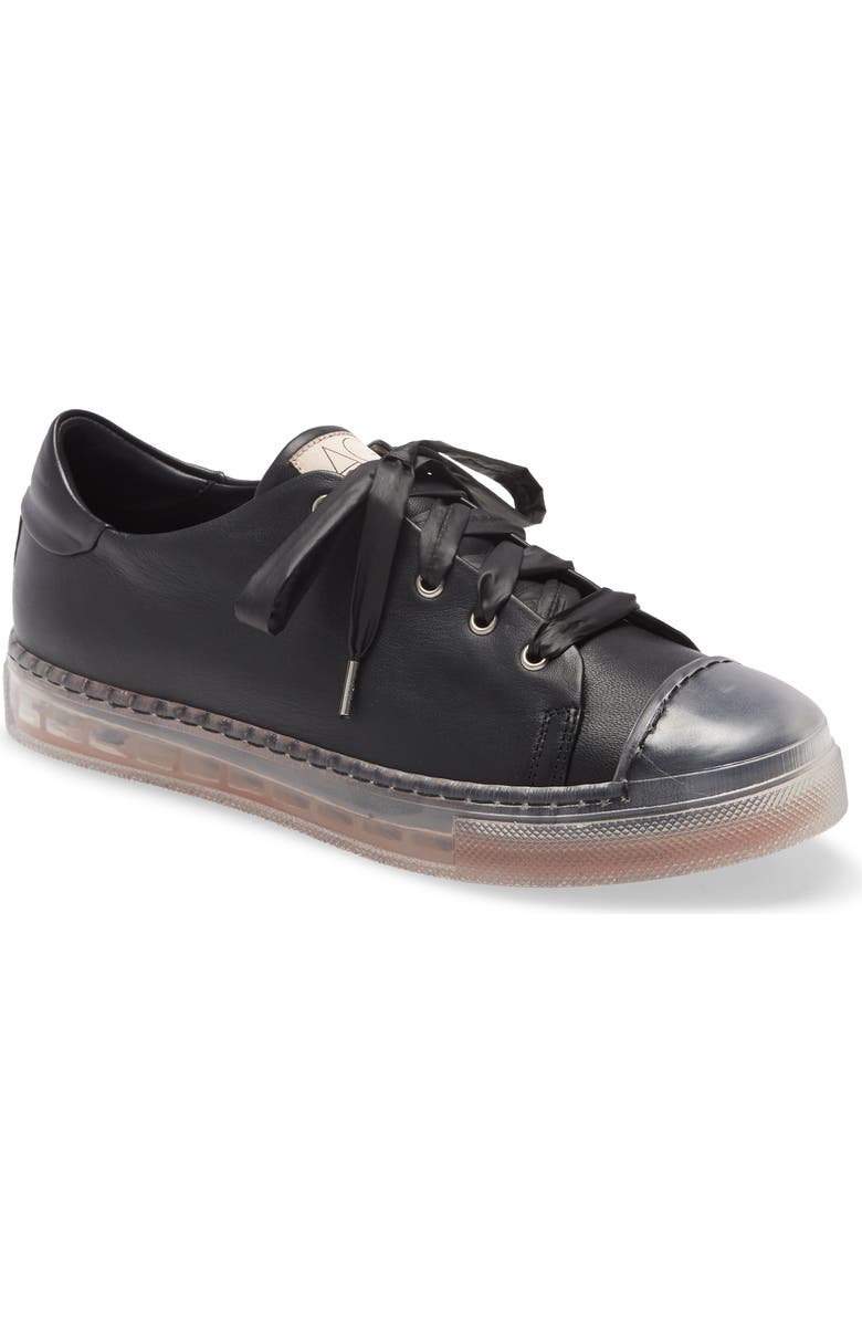 AGL Clear Sole Leather Sneaker, Main, color,