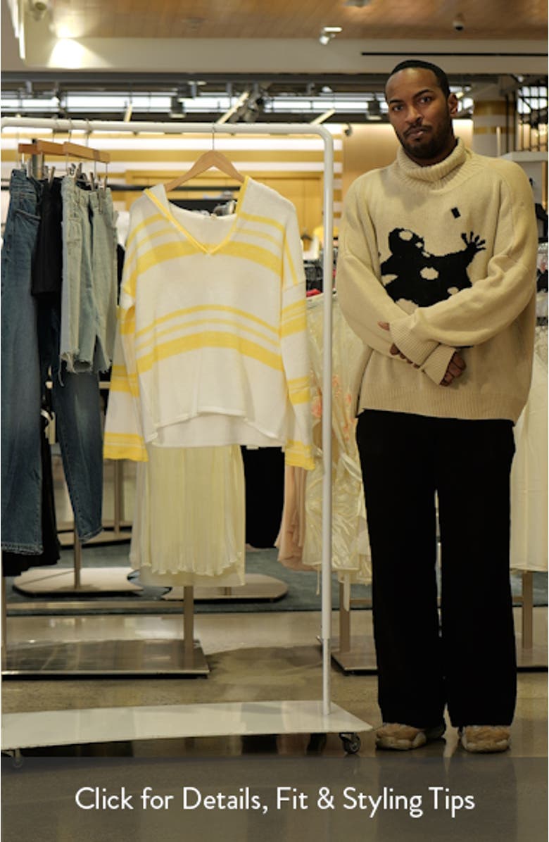 Blondie Stripe Hoodie Sweater, sales video thumbnail