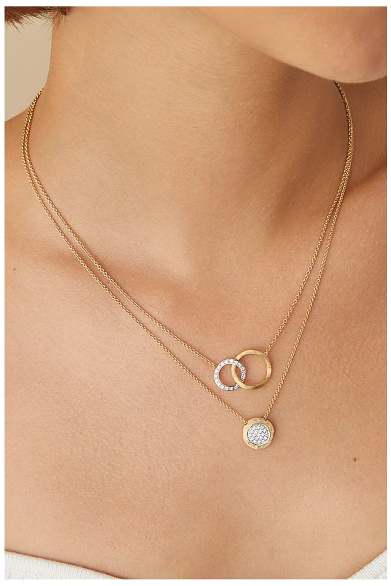 Jaipur 18K White Gold & Diamond Necklace, Alternate, color, YELLOW GOLD