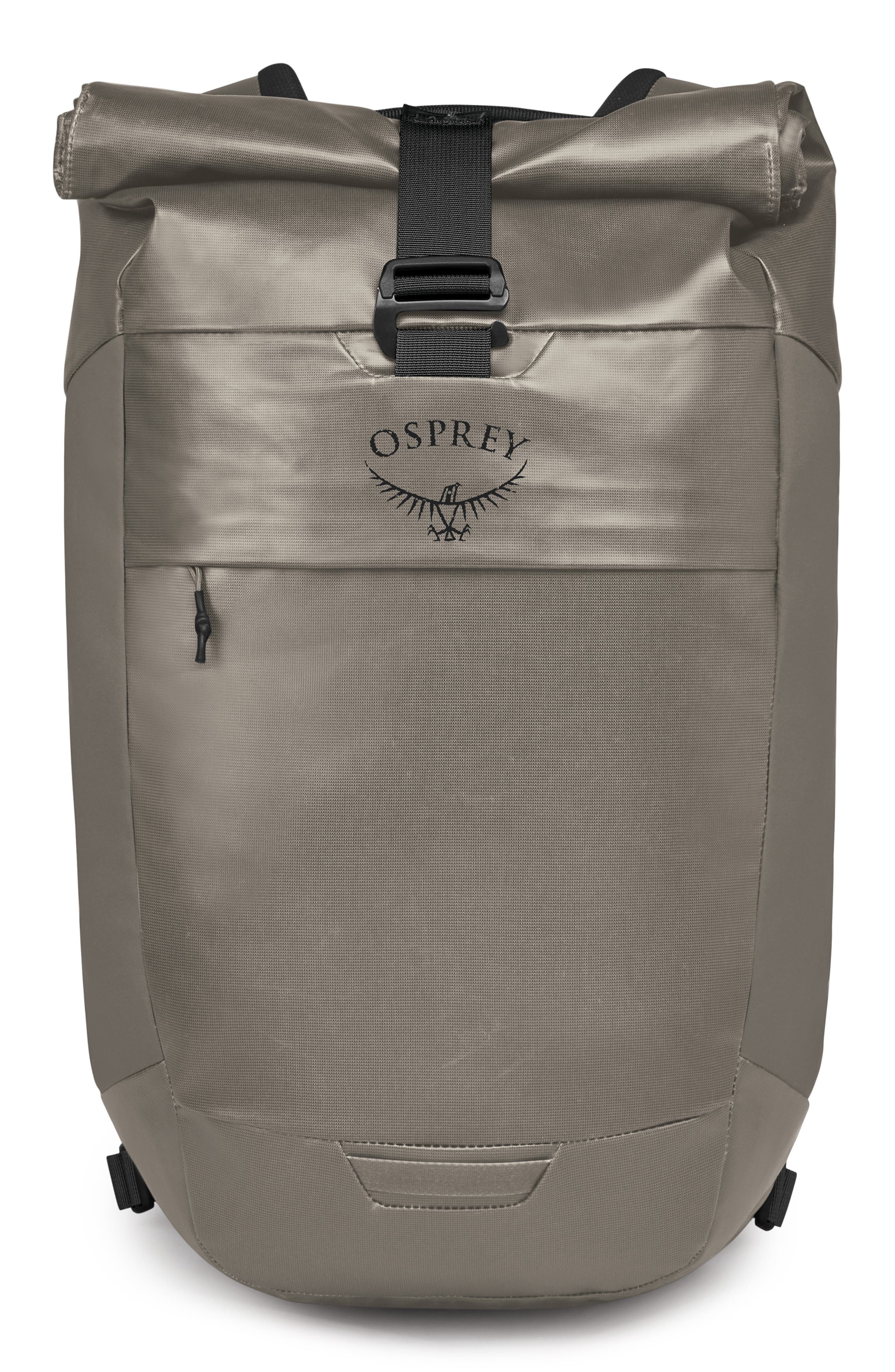 Osprey Transporter<sup>®</sup> Roll Top Backpack, Main, color, Tan Concrete