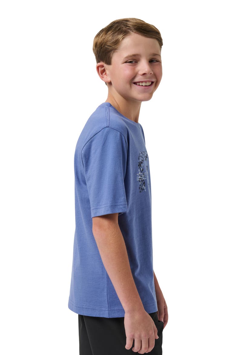 Kids' No Looking Back Graphic T-Shirt, Alternate, color, MARLIN