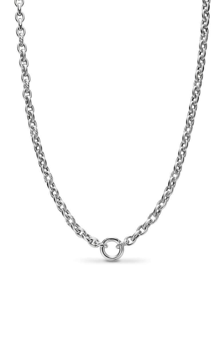 David Yurman DY Mercer<sup>®</sup> Petite Chain Necklace, 4.5mm, Main, color, Silver
