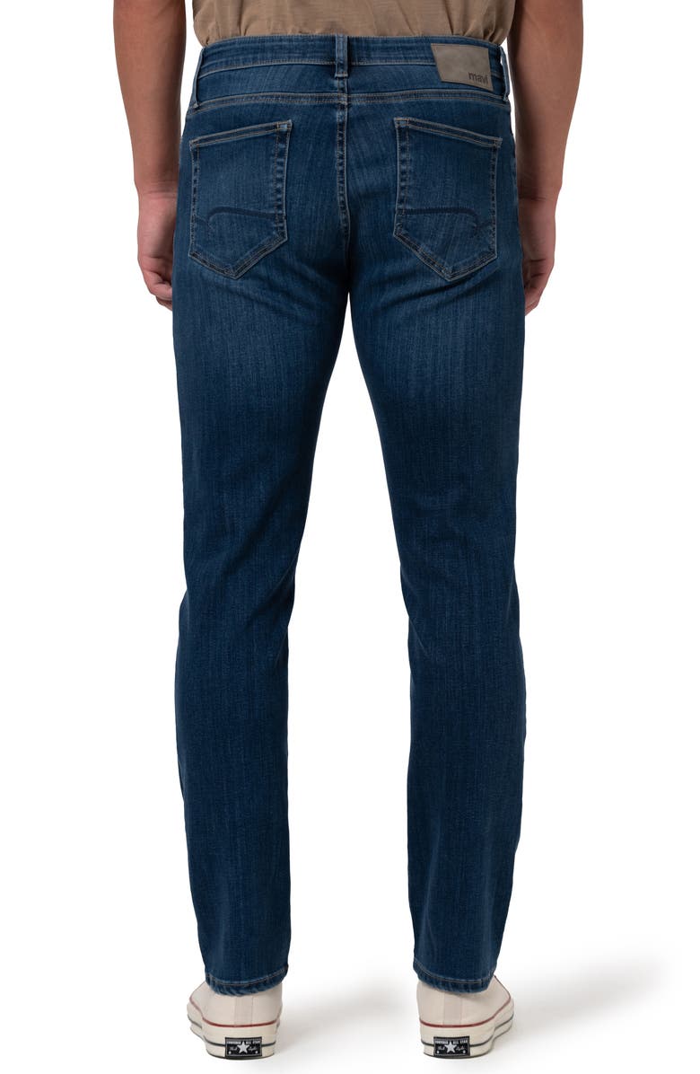 Mavi Jeans Marcus Slim Straight Leg Jeans, Alternate, color, Dark Brushed Supermove