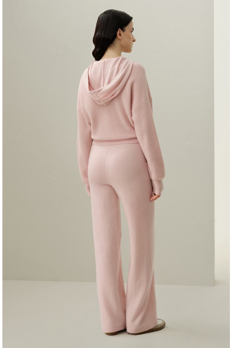 Women's Eshe 2-in-1 Cashmere Detachable Hoodie, Alternate, color, Rosy Pink