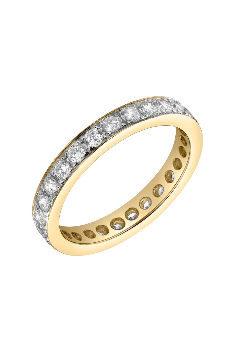 Lume 14K Gold Round Diamond Studded Band Ring - 0.97cts, Main, color, 14K Yellow Gold