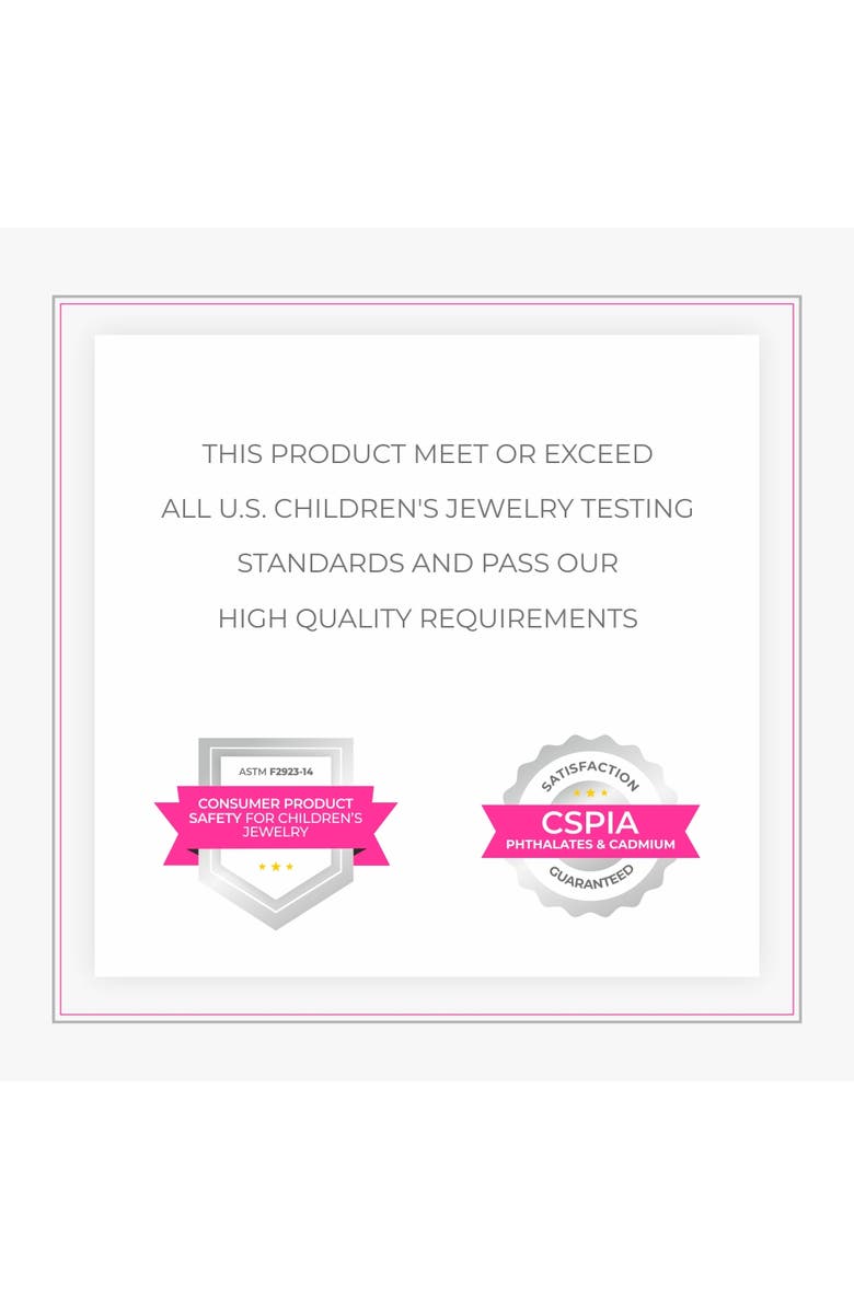 In Season Jewelry 14k Frosted Cupcake Earrings, Alternate, color, Pink