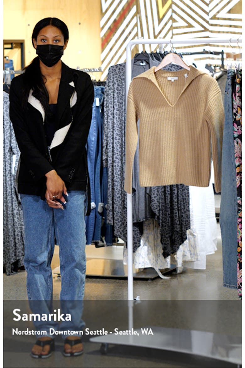 Collared Wool & Cashmere Sweater video