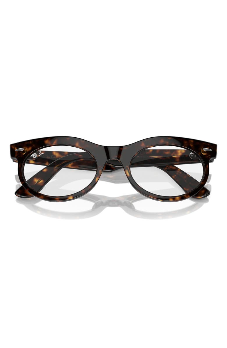 Ray-Ban Wayfarer 53mm Polarized Oval Sunglasses, Alternate, color,