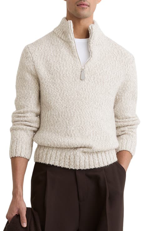 Seb Marled Quarter Zip Sweater