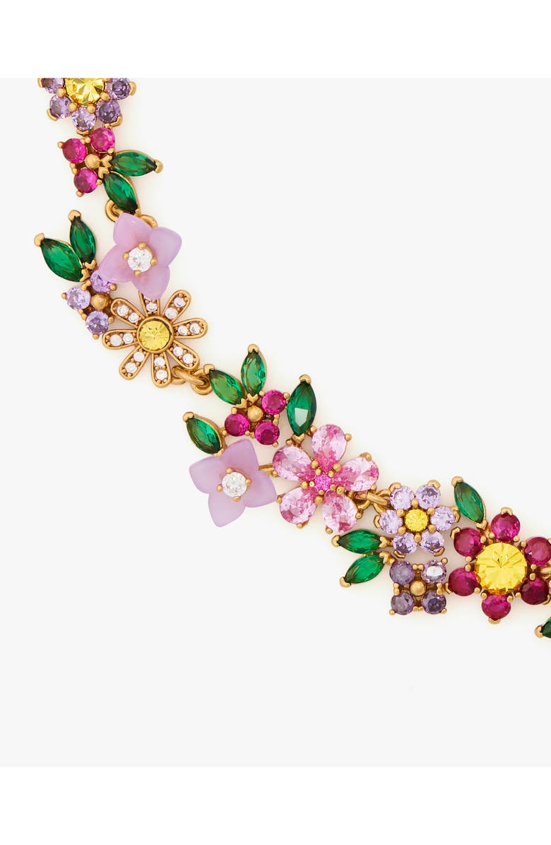 Kate Spade New York bursting blooms statement necklace, Alternate, color,
