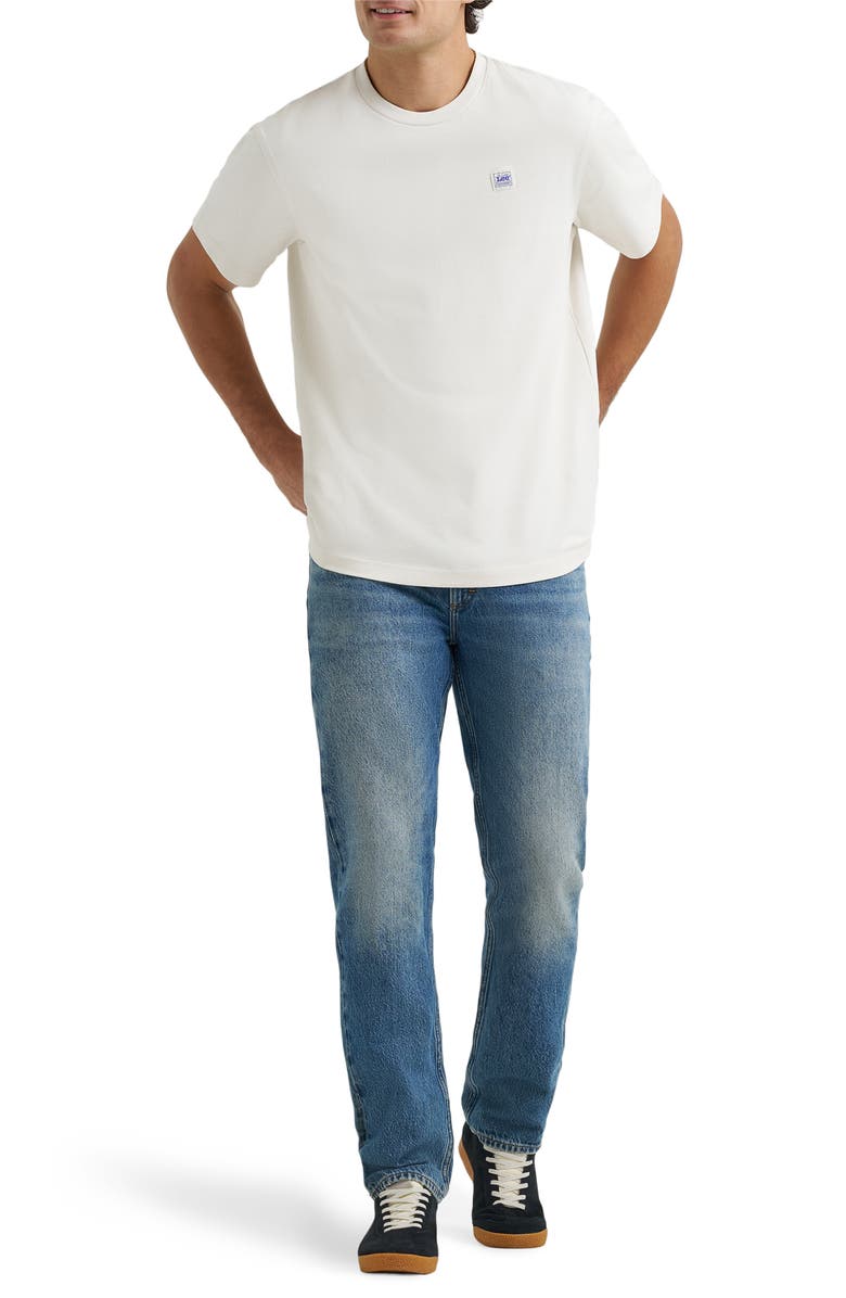 Lee Logo Patch T-Shirt, Alternate, color, Ecru