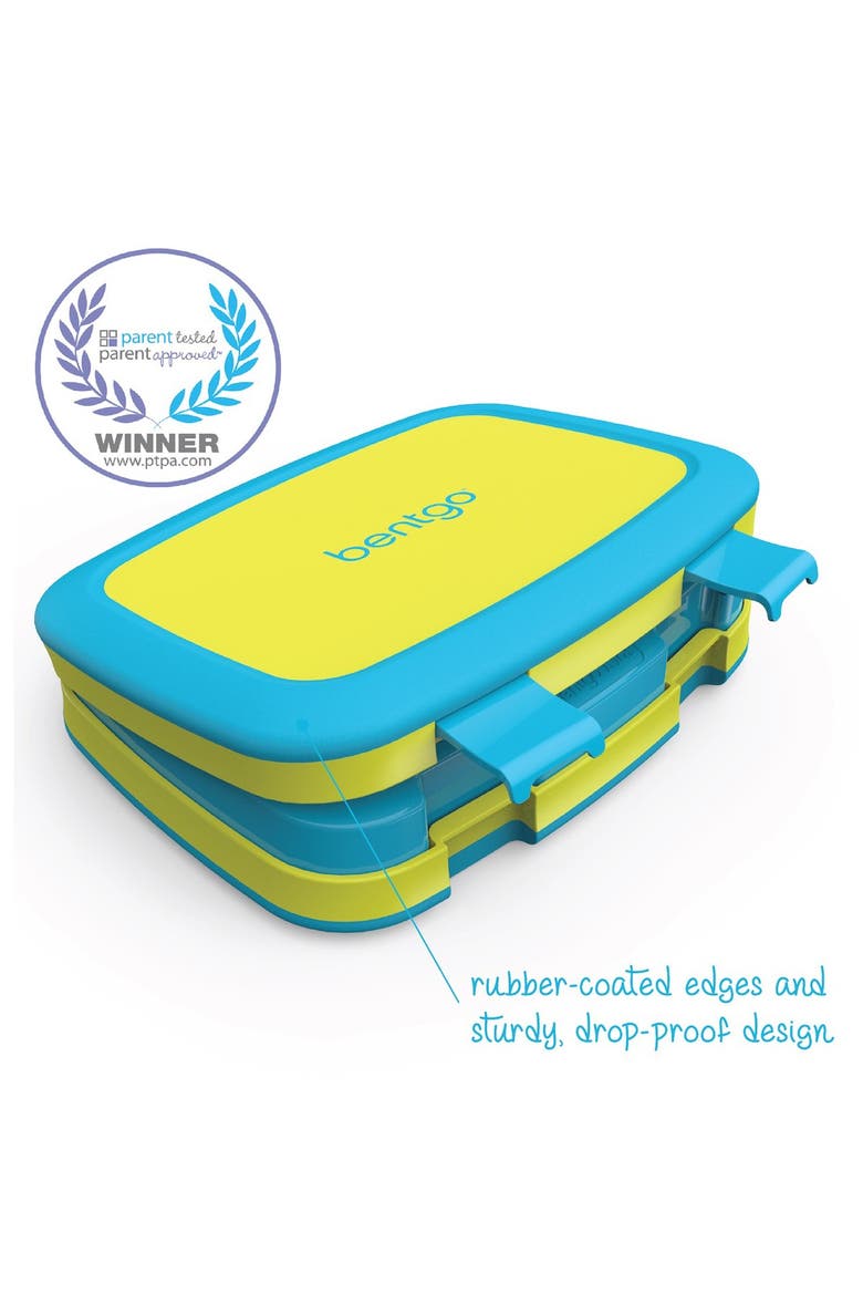 Kids Leakproof Lunch Box - Orange, Alternate, color, CITRUS YELLOW