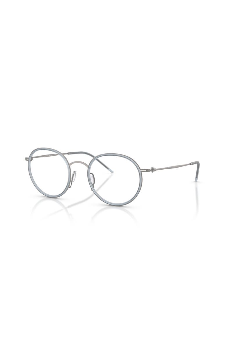 Giorgio Armani 49mm Round optical glasses, Main, color, Grey