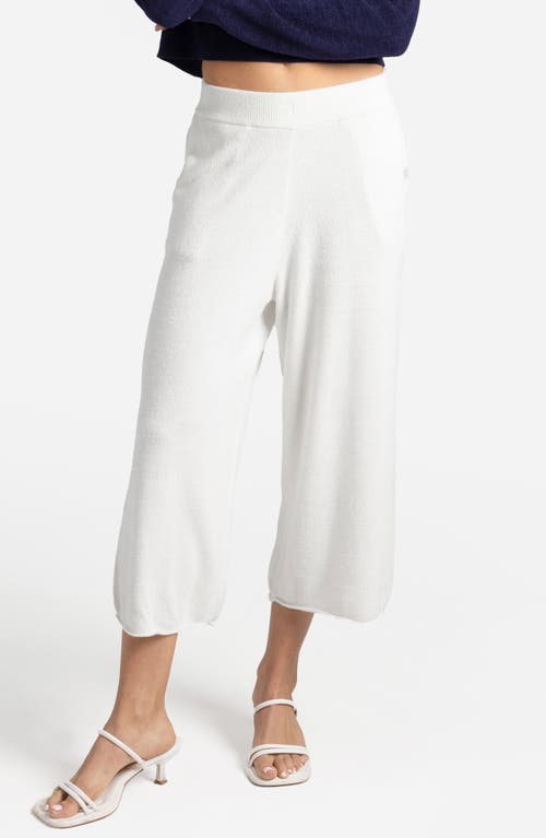 Sunday Citizen Cloudcool Knit Pajama Pants In White