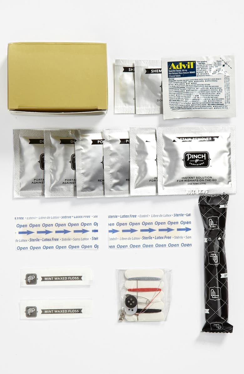 Pinch Provisions 'Monogram' Mini Emergency Kit & Refills, Alternate, color, 