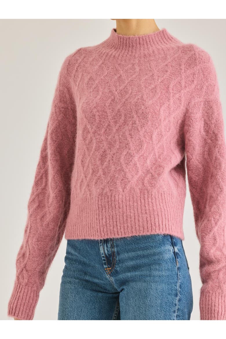 Yael Sweater, Alternate, color, FOXGLOVE