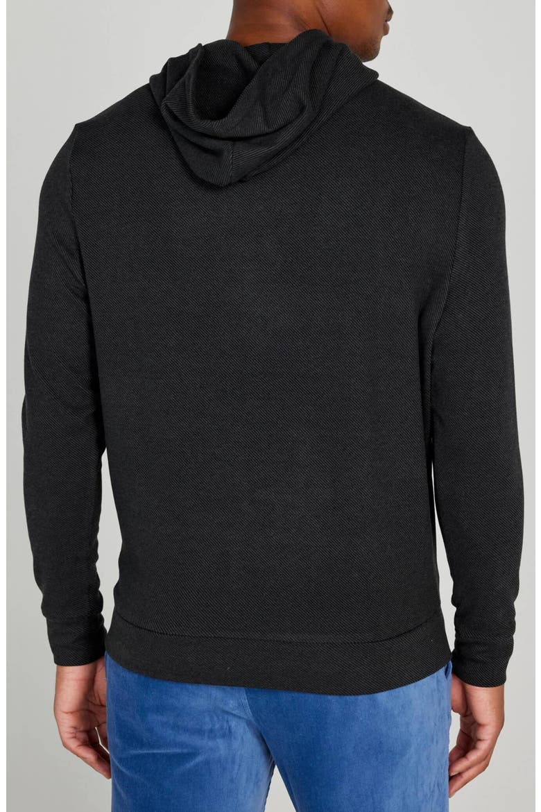 Irving Flannelsport Hoodie, Alternate, color, TUXEDO