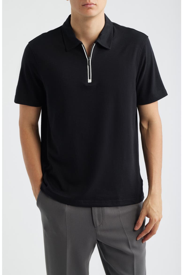 Bugatchi Quarter Zip Polo (Men) | Nordstrom