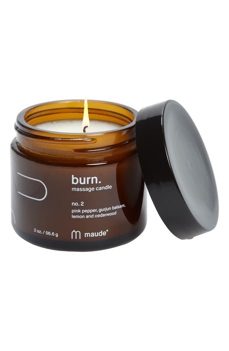 maude Burn No. 2 Massage Candle, Alternate, color, 
