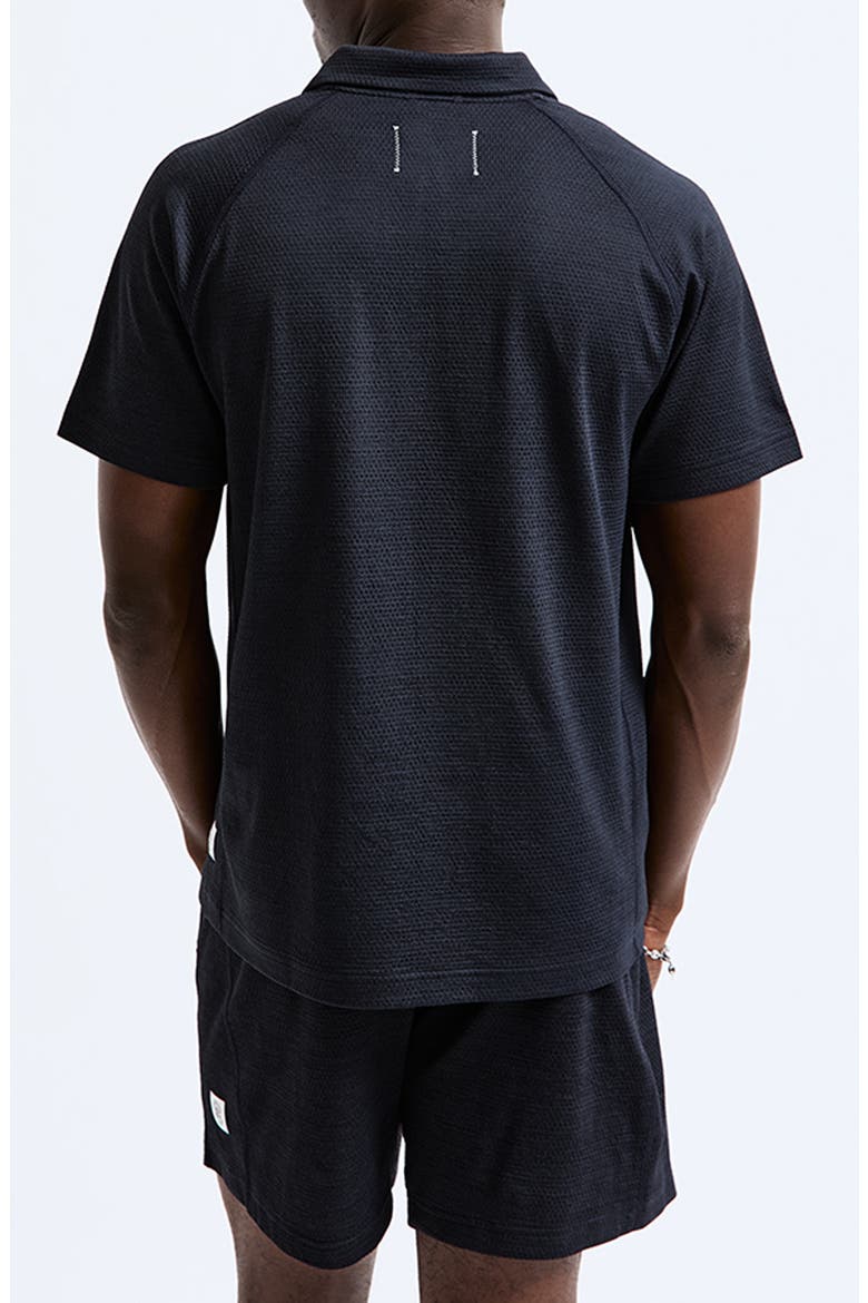 Solotex® Mesh Tiebreak Polo, Alternate, color, NAVY