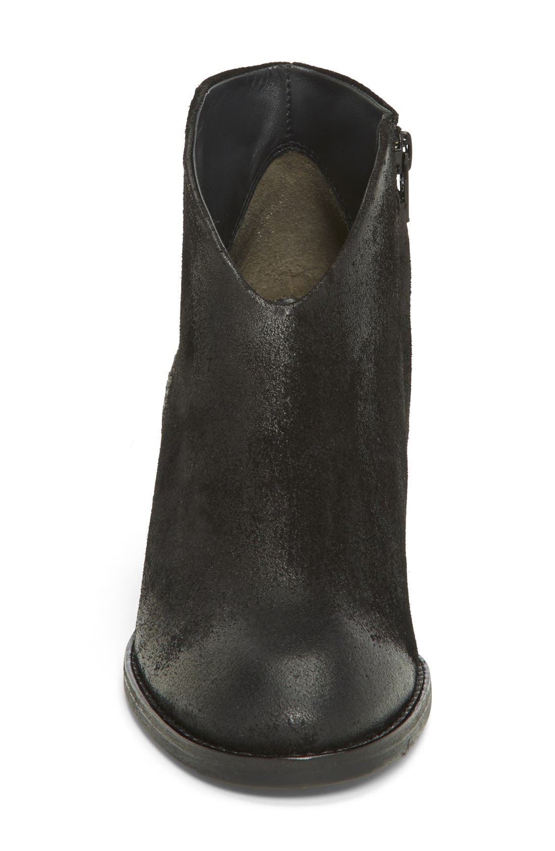 'Delgado' Ankle Bootie, Alternate, color, BLACK SUEDE