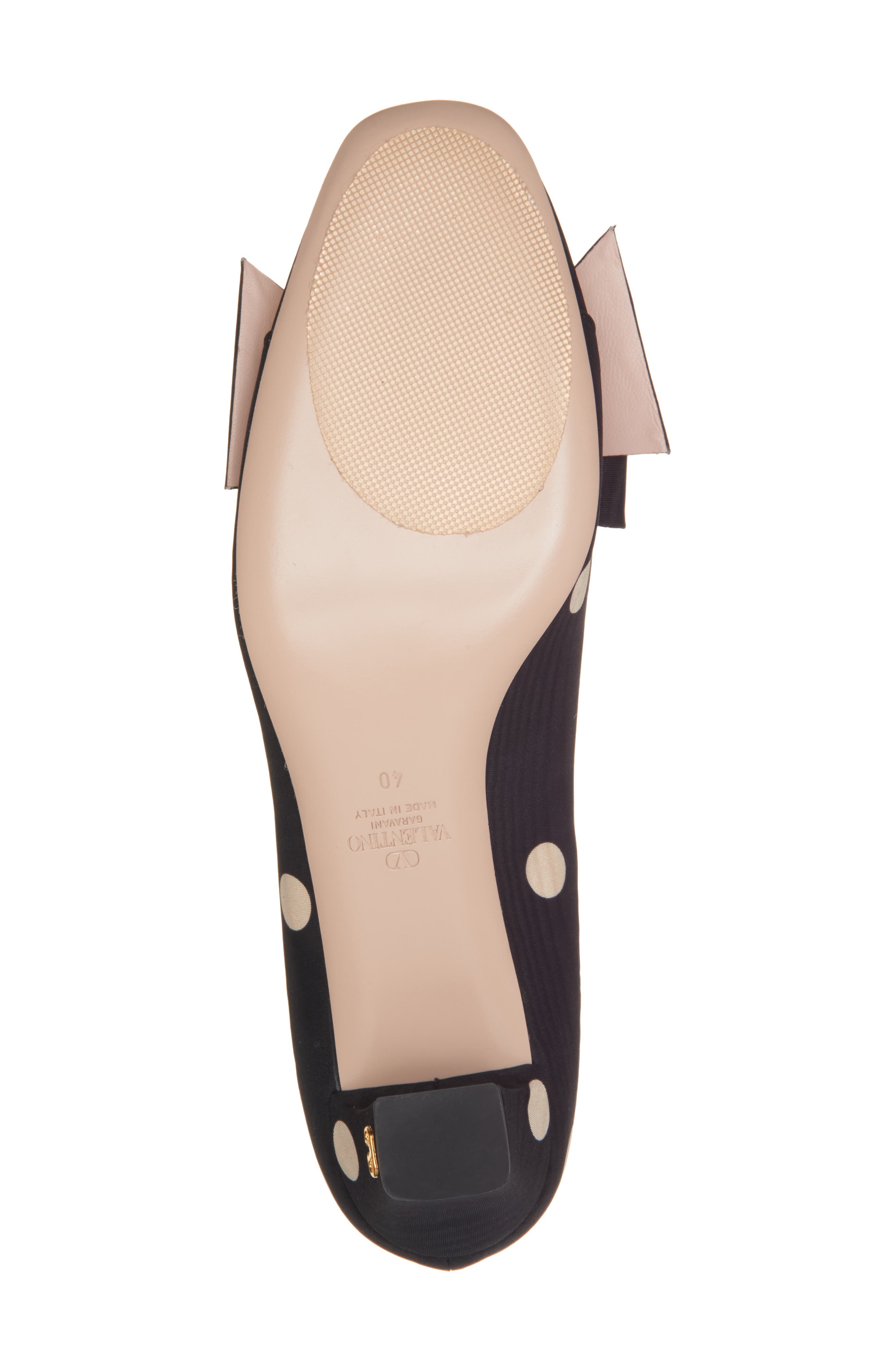 Valentino Garavani Bowow Décolleté Pump, Alternate, color, Bmt Nero-Burro