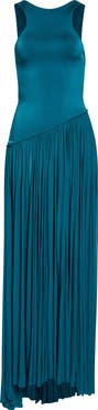 Zimmermann Luna Asymmetric Jersey Maxi Dress
