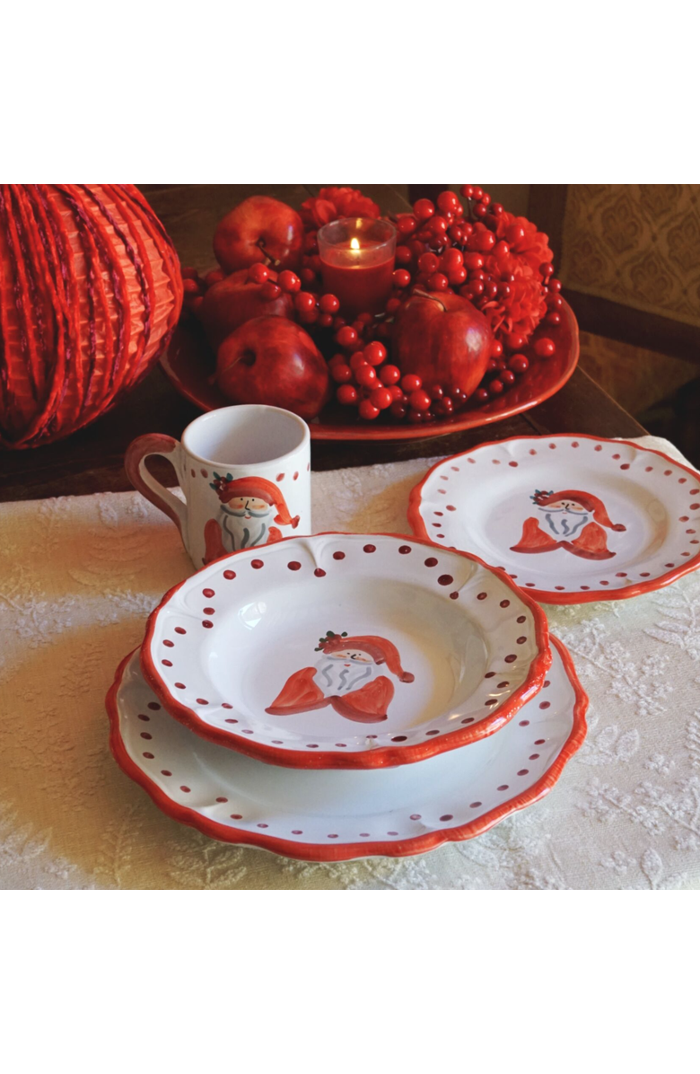 LA GABBIANELLA Babbo Natale (Santa Claus) Mug, Alternate, color, Red